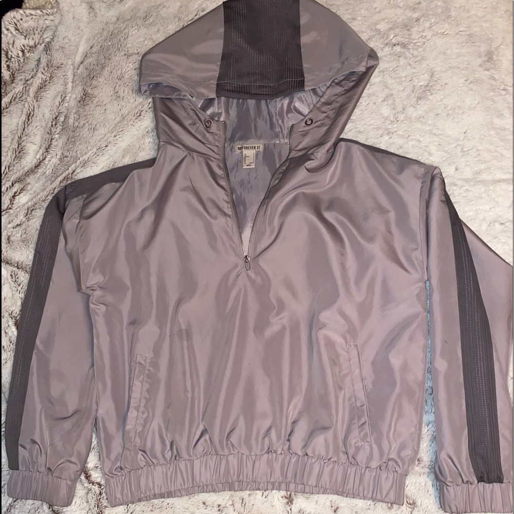 Forever 21 | windbreaker | grey | Small
